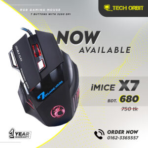 iMICE X7 RGB Gaming Mouse